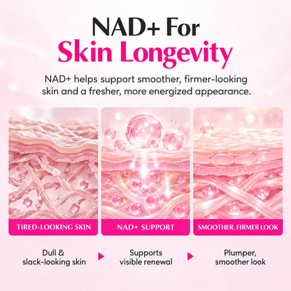 NAD+ for a smoother, firmer-looking skin