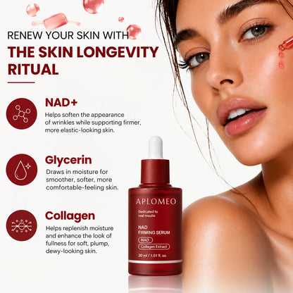 NAD+, glycerin and collagen: the skin longevity ritual